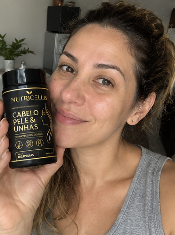 Cliente NutriCellis - Cabelos volumosos e saudáveis